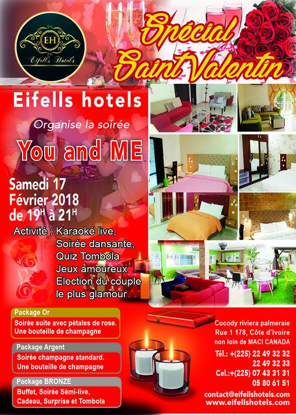 Célébration de la Saint-Valentin / Eifell’S Hotel’s accueille les amoureux dans son cadre enchanteur